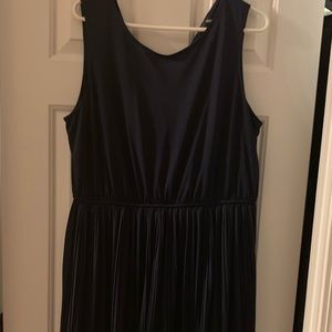 Navy Blue dress.